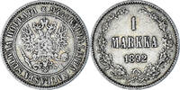 Finnland Markka Münze, Alexander III, Helsinki, SS, Silber, KM:3.2 -