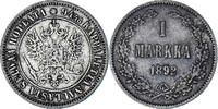 Finnland Markka Münze, Alexander III, Helsinki, SS+, Silber, KM:3.2 -