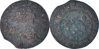 Frankreich Double Tournois Münze, Louis XIII, Axe Loire-Rhône, SS -