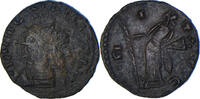 Antoninianus Münze, Tetricus I, Barbaric imitation, S+, Billon -