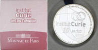 Frankreich 10 Euro Institut Marie Curie, 100 Ans, Monnaie de Paris, BE -