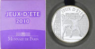 Frankreich 10 Euro Jeux d'Été - Handball, Monnaie de Paris, BE, STGL -