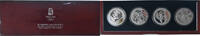 China Set 4 x 10 Yuan / 1 Oz Münze, Olympic Games, Beijing 2008, Proof -