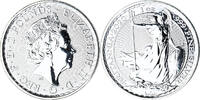 Großbritannien 2 Pounds - 1 Oz Münze, Elizabeth II, Britannia, British -