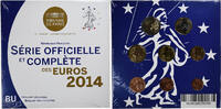 Frankreich Coffret 1c. à 2€ Monnaie de Paris, BU, STGL -