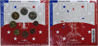 Frankreich Coffret 1c. à 2€ Monnaie de Paris, FDC.BU, STGL -