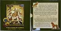 Zypern Set 1 ct. - 2 Euro BU, STGL -