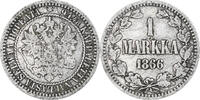 Finnland Markka Alexander II, Helsinki, SS, Silber, KM:3.1 -