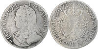 Frankreich 1/5 Écu aux branches d'olivier Louis XV, Rouen, S, Silber -