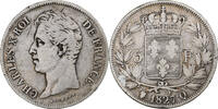 Frankreich 5 Francs Charles X, Perpignan, S, Silber, KM:728.11 -