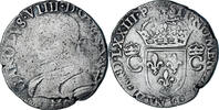 Frankreich Teston Charles IX, Toulouse, 2nd type, S, Silber, Gadoury:429 -
