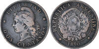 Argentinien 2 Centavos SS, Bronze, KM:33 -