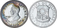Philippinen 50 Piso Proof, STGL, Silber, KM:212 -