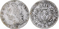 Frankreich 1/10 Ecu à la vieille tête Louis XV, Bayonne, Silber, S+ -