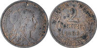 Frankreich 2 Centimes Dupuis, Paris, VZ+, Bronze, Gadoury:107 -