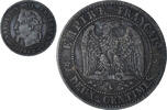 Frankreich 2 Centimes Napoleon III, Bordeaux, SS+, Bronze, KM:796.6 -