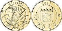 Finnland 5 Euro Savonia.Doré, VZ, Aluminum-Bronze -