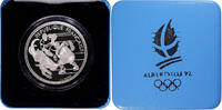 Frankreich 100 Francs Münze, Hockey players, BE, STGL, Silber, KM:993 -