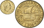 Italien 200 Lire Münze, Rome, SS+, Aluminum-Bronze, KM:151 -