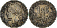 Kamerun Franc Münze, Paris, SS, Aluminum-Bronze, KM:2, Lecompte:8 -