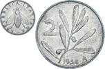 Italien 2 Lire Münze, Rome, SS, Aluminium, KM:94 -