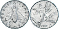 Italien 2 Lire Münze, Rome, SS, Aluminium, KM:94 -