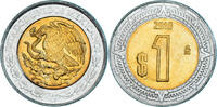 Mexiko Peso Münze, UNZ, Bi-Metallic, KM:603 -