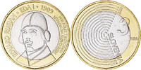 Slowenien 3 Euro Vantaa, STGL, Bi-Metallic, KM:85 -