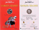 Gibraltar 50 Pence Münze, Pobjoy Mint, Gangsta Granny.Colorized BU -