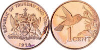 TRINIDAD & TOBAGO Cent Münze, BE, STGL, Bronze, KM:29 -