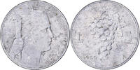Italien 5 Lire Münze, Rome, S+, Aluminium, KM:89 -