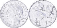 Italien Lira Münze, Rome, S+, Aluminium, KM:87 -