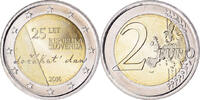 Slowenien 2 Euro 25ème anniversaire de l'Indépendance, UNZ -