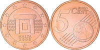 Malta 5 Euro Cent Paris, VZ+, Copper Plated Steel, KM:127 -