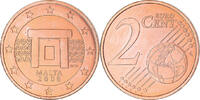 Malta 2 Euro Cent Paris, UNZ, Copper Plated Steel, KM:126 -