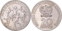Polen 20 Zlotych Münze, Warsaw, SS, Kupfer-Nickel, KM:99 -
