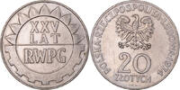 Polen 20 Zlotych Münze, Warsaw, SS, Kupfer-Nickel, KM:70 -