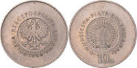 Polen 10 Zlotych Münze, Warsaw, SS, Kupfer-Nickel, KM:61 -