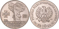 Polen 10 Zlotych Münze, Warsaw, SS, Kupfer-Nickel, KM:64 -