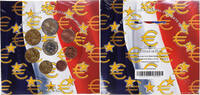 Frankreich 1 Cent to 2 Euro euro set, Monnaie de Paris, BU, STGL -