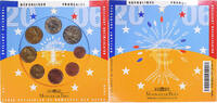 Frankreich Euro-Set Monnaie de Paris, FDC.BU, STGL, (No Composition) -