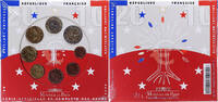 Frankreich 1 Cent to 2 Euro Monnaie de Paris, Paris, Set, STGL -
