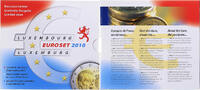 Luxemburg Euro-Set LUXEMBOURG 2010 dont 2x2 euro commémo - série -