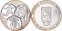 Belgien Medaille Médaille Comité olympique belge 1977 .fdc, STGL -