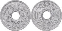 Frankreich 10 Centimes Münze, VZ, Zinc, KM:895, Le Franc:F.140A -