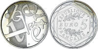 Frankreich 5 Euro Liberté, Paris, UNZ, Silber -