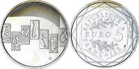 Frankreich 5 Euro Egalité, UNZ+, Silber, Gadoury:EU646 -