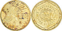Frankreich 10 Euro Paris, 10 Euro 2009 P gold-plated coin, Argent, UNZ -