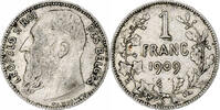Belgien Franc Münze, legende en francais, S, Silber, KM:56.1 -