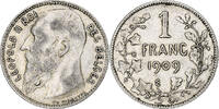 Belgien Franc Münze, legende en francais, S+, Silber, KM:56.1 -